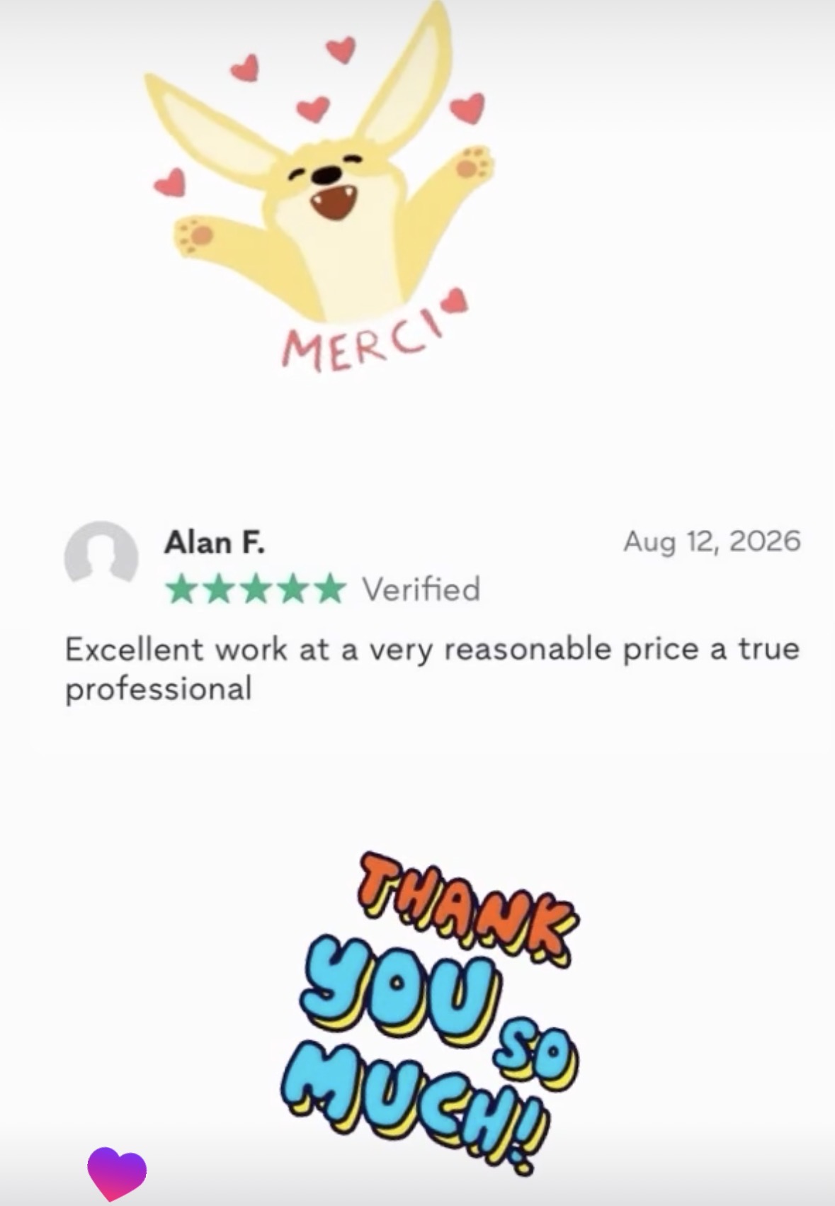 Customer review
