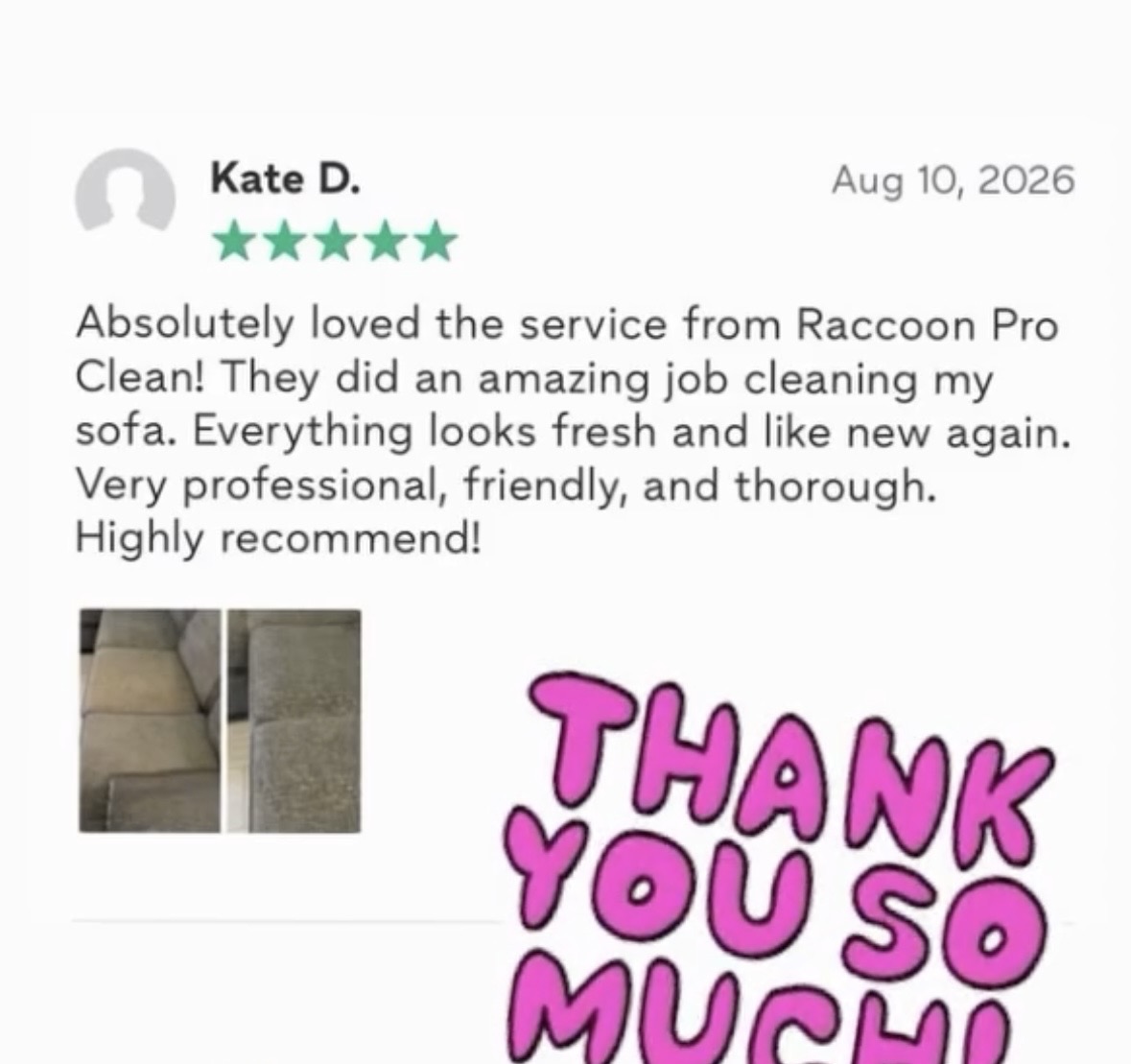 Customer review