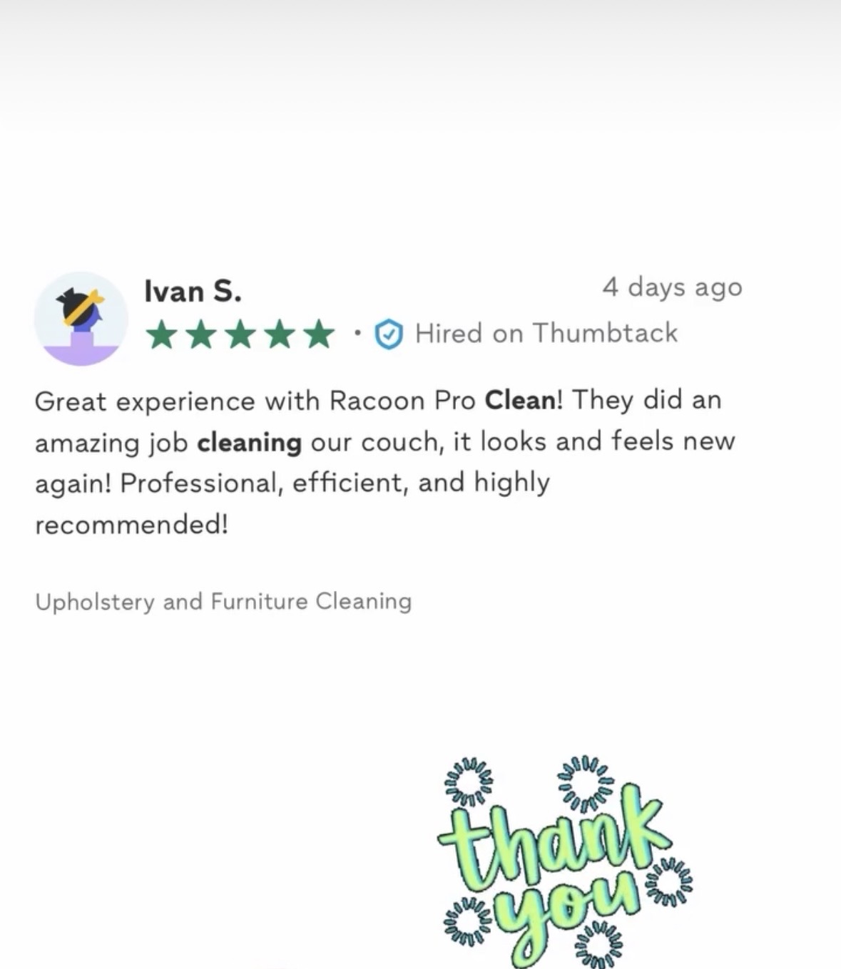 Customer review
