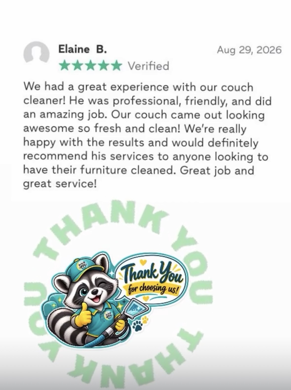 Customer review